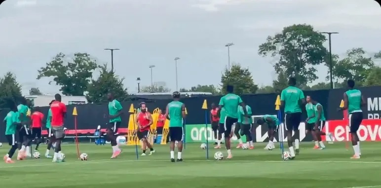 PREPARATION MATCH SENEGAL-NORVEGE Les Lions au travail dans la discrétion, Mendy absent lors du quart d’heure ouvert à la presse