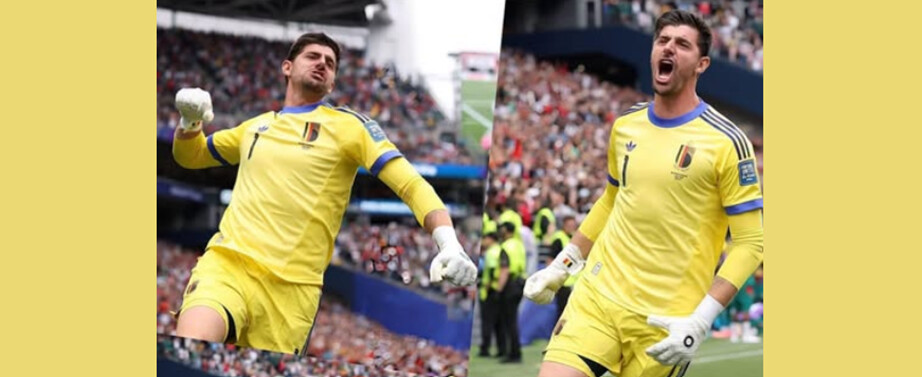 THIBAUT COURTOIS GARDIEN BELGE « Au foot, il faut toujours y croire »,