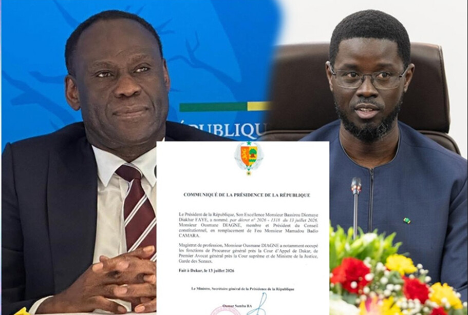 CONSEIL CONSTITUTIONNEL : Ousmane Diagne bombardé président