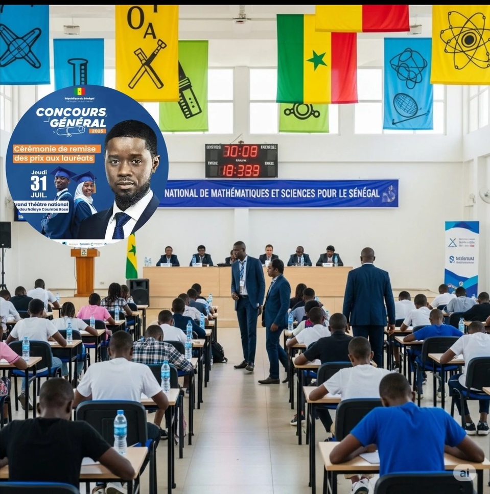 CONCOURS NATIONAL DE MATHEMATIQUES, SCIENCES ET TECHNOLOGIE : Bassirou Diomaye Faye fait des sciences une priorité académique absolue CONCOURS NATIONAL DE MATHEMATIQUES, SCIENCES ET TECHNOLOGIE : Bassirou Diomaye Faye fait des sciences une priorité académique absolue
