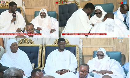 Serigne Bass Abdou Khadre a réitéré toute la considération du Khalife à l'endroit du chef de l'État