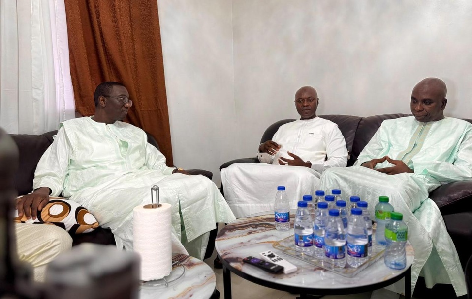 Le maire Djamil Sané et Amadou Ba