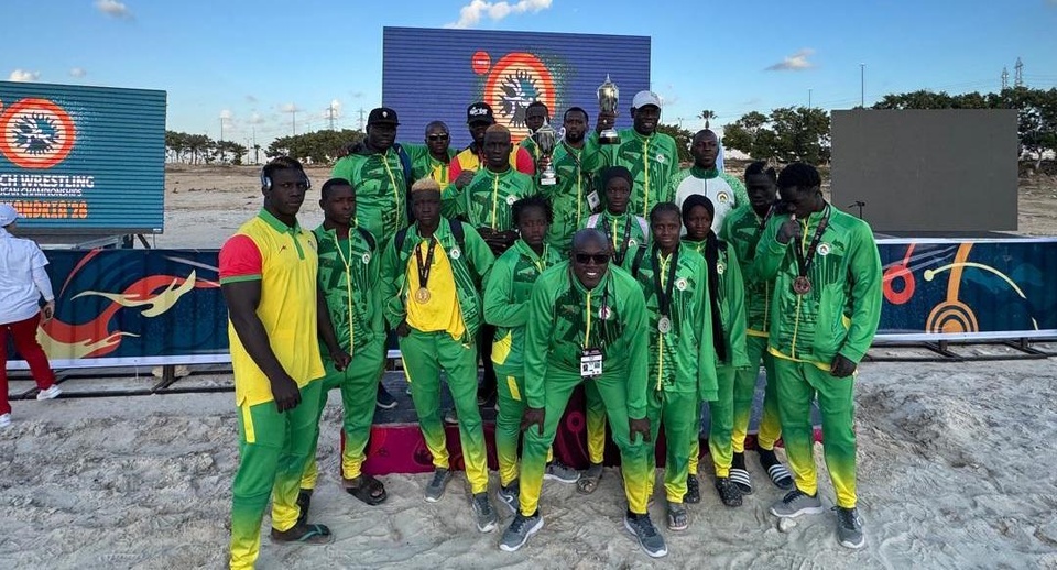 LUTTE DE PLAGE U17 : Le Sénégal monte sur le podium par équipes à Bakou