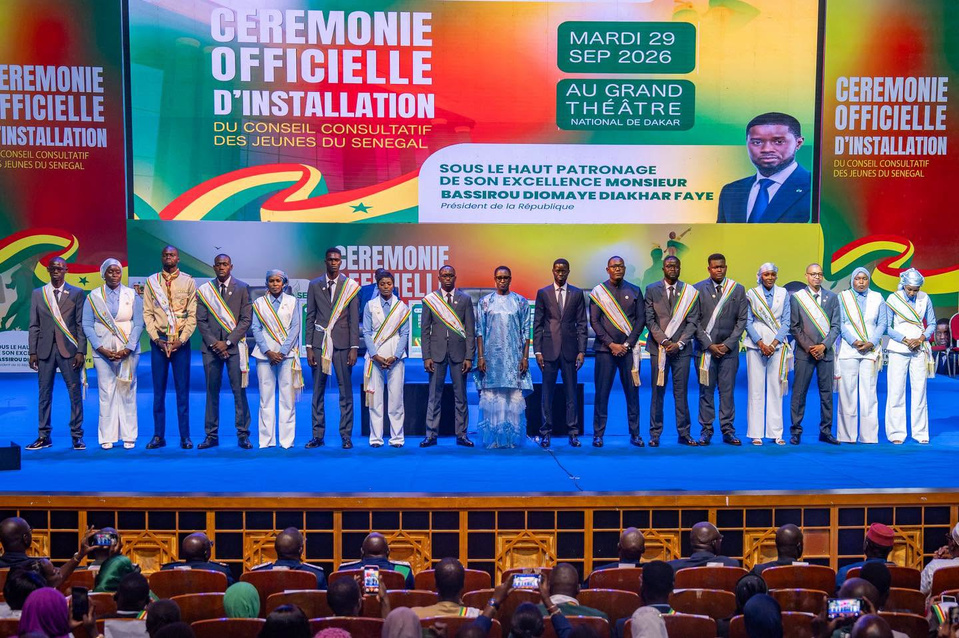 INSTALLATION DU Conseil consultatif des Jeunes du Sénégal Diomaye Faye gonfle à bloc les jeunes