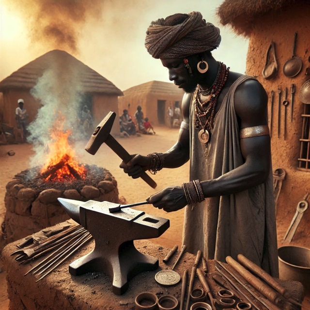 les premiers rois d'afrique etaient des forgerons .