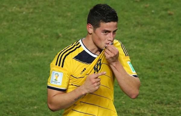 James Rodriguez inquiète la Colombie avant le Japon