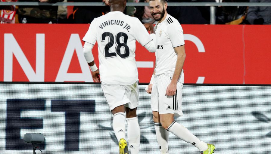 1/4 DE FINALE DE LA COUPE DU ROI : Girona vs Real 1 - 3 ... Le Real qualifié avec un doublé de Benzema