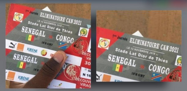 [Photos] Sénégal-Congo : La petite bourde de la fédération sénégalaise de Foot