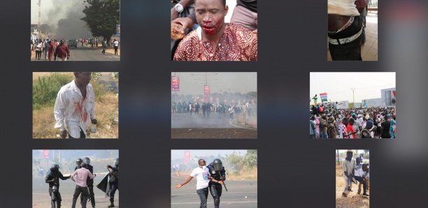 [Photos] Gambie : Les images de la répression de la marche du mouvement "Three Years Jotna"