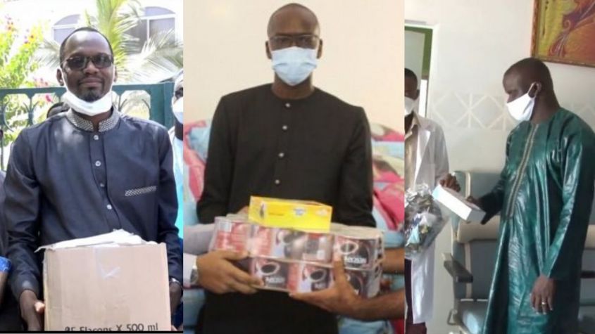 Les 3 Mousquetaires ICONES DU COVID-19 A THIES: Habib Niang, Abdoulaye Dièye, Ousseynou Diouf