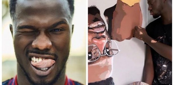 Keïta Baldé achète un tableau de Boubou Design à 32 millions de FCFA