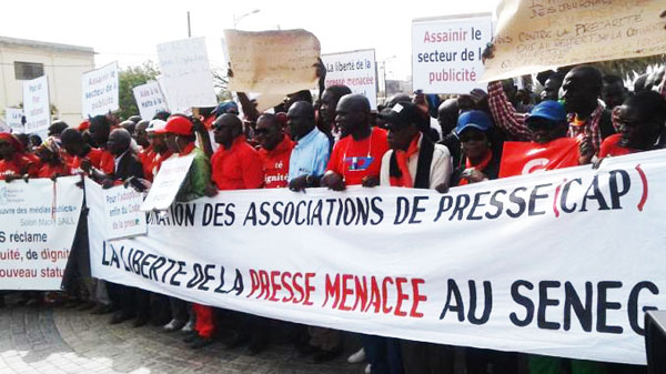 Sit-In des journlistes: La presse dénonce maux et mésaventures, Abdoulaye Diop se «défile»