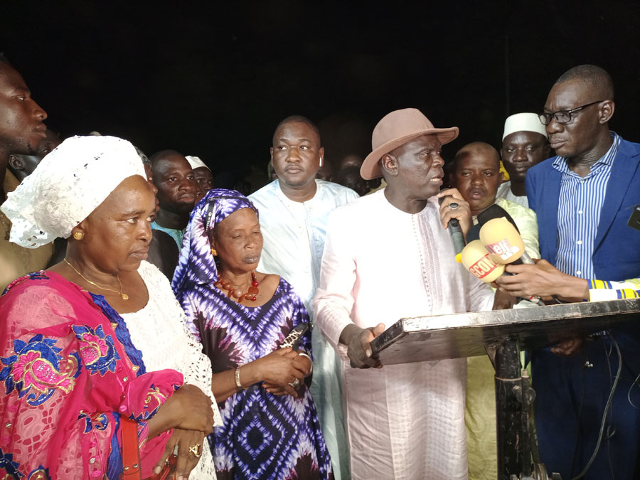 Investitures du camp présidentiel à Tambacounda