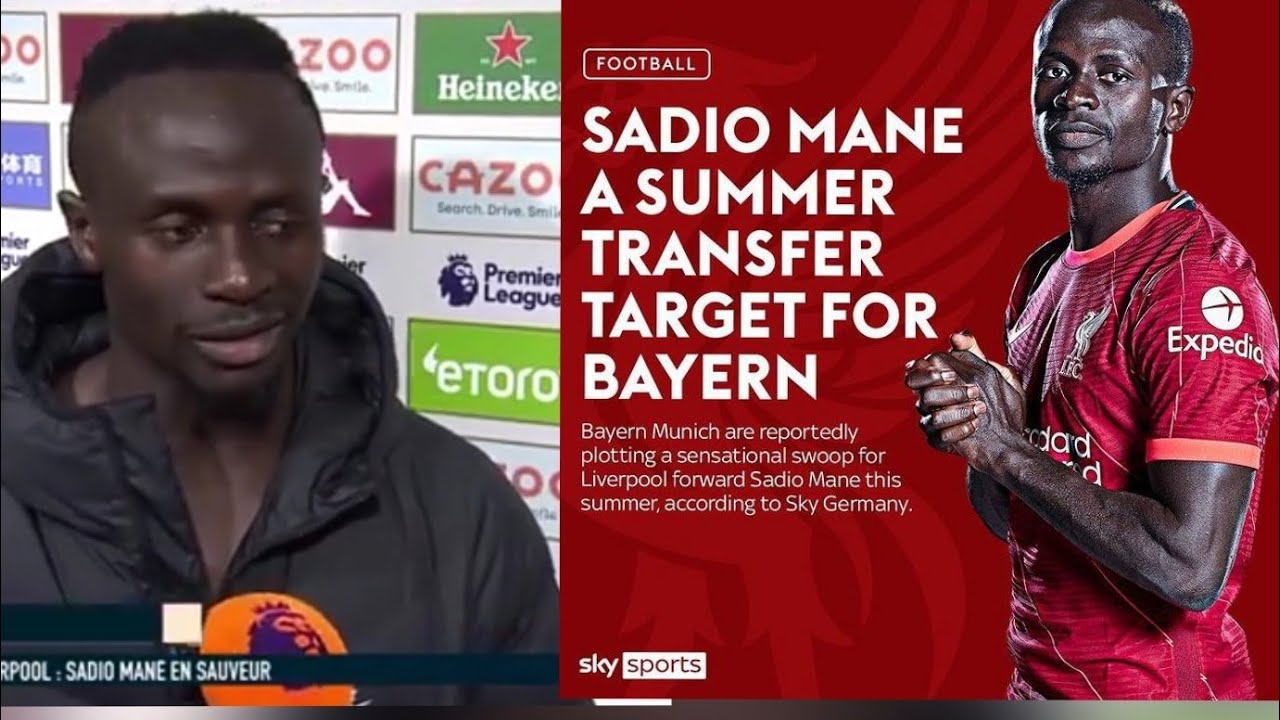ANNONCÉ RÉCEMMENT DANS LE VISEUR DU BARÇA ET DU BAYERN MUNICH Le PSG :met son grain de sel dans le dossier Sadio Mané