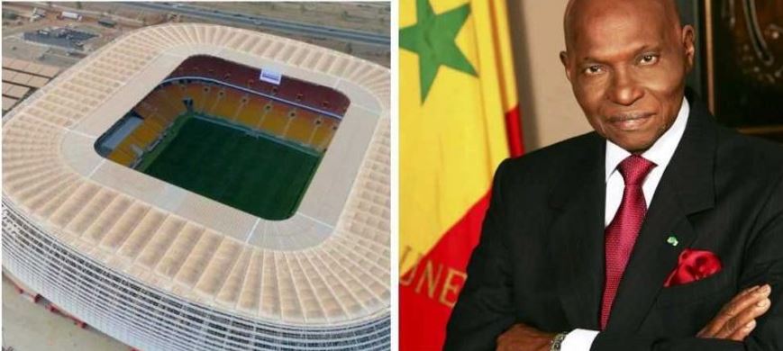 Le nom du «PR ABDOULAYE WADE» enfin gravé au fronton du stade qui porte son nom