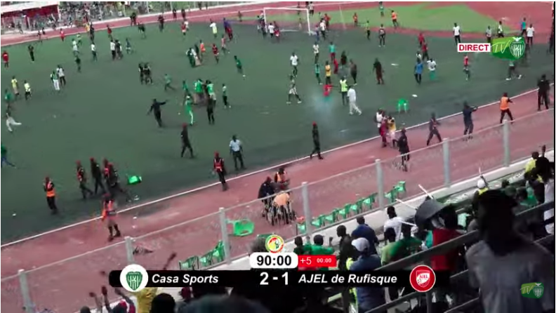 DEMI-FINALE COUPE DU SÉNÉGAL : CASA SPORTS- AJEL (2-1) :Une bagarre d’une rare violence a failli tourner au pire