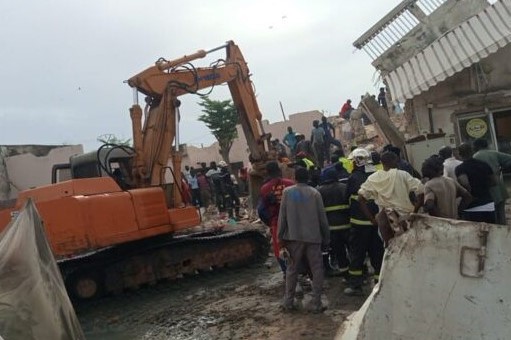 Kaolack : effondrement d’un bâtiment : 3 morts