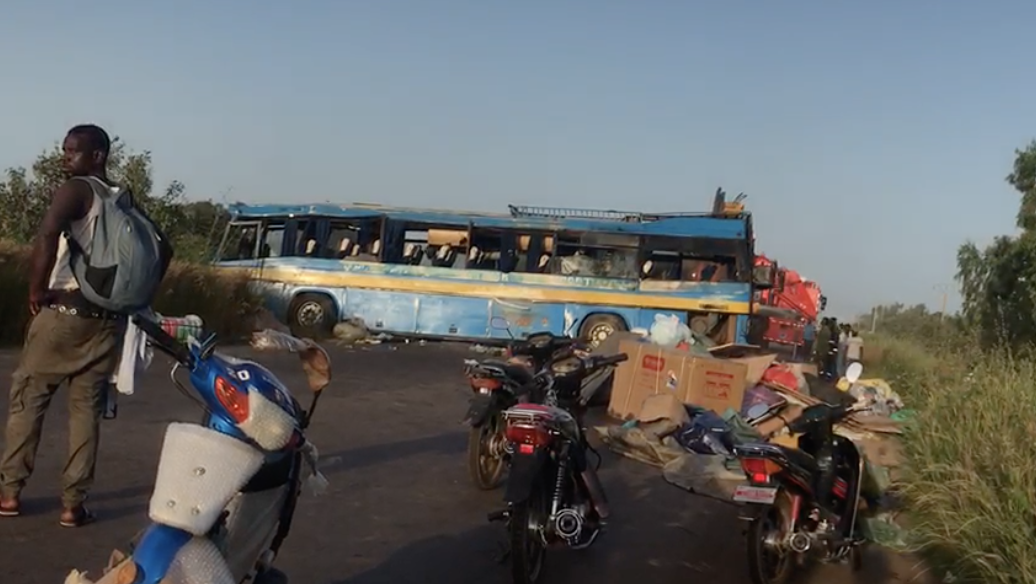 Accident sur  la route de Dialacoro dans la commune de Sinthiou Malem