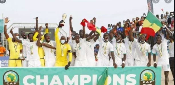 7E SACRE DES LIONS DU BEACH SOCCER: Le Sénégal champion d’Afrique pour la 4e fois consécutive