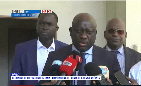 SERIGNE BASIROU GUEYE LORS DE SA PRESTATION DE SERMENT :«Je promets faire progresser l'Ofnac et d l’amener au niveau où tous les Sénégalais l’attendent»