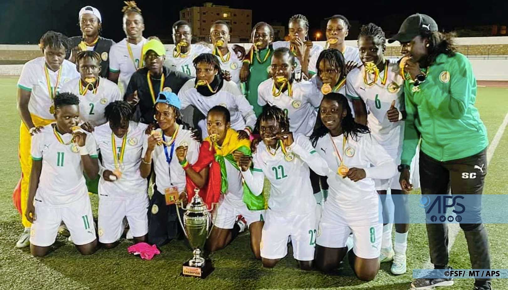 FINALE UFOA A FÉMININ: CAP-VERT-SENEGAL (0-1) :Les Lionnes championnes pour la seconde fois d'affilée