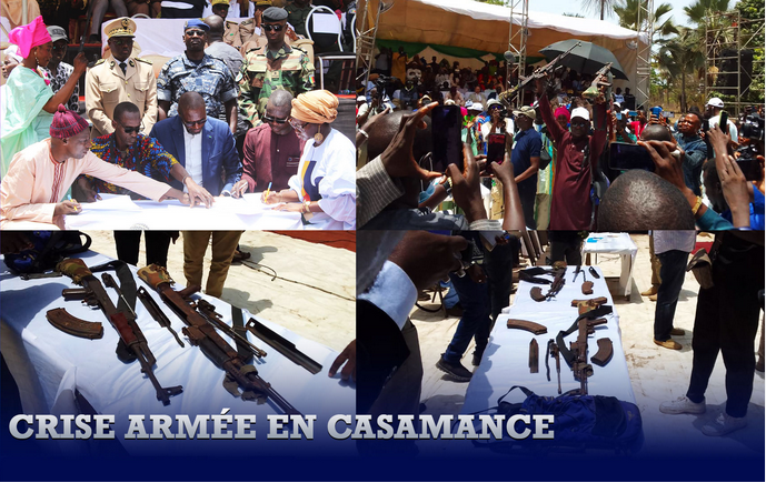DÉNOUEMENT DANS LA CRISE ARMÉE EN CASAMANCE :La faction de Diakaye dépose les armes et rejoint le camp de César Atoute Badiate