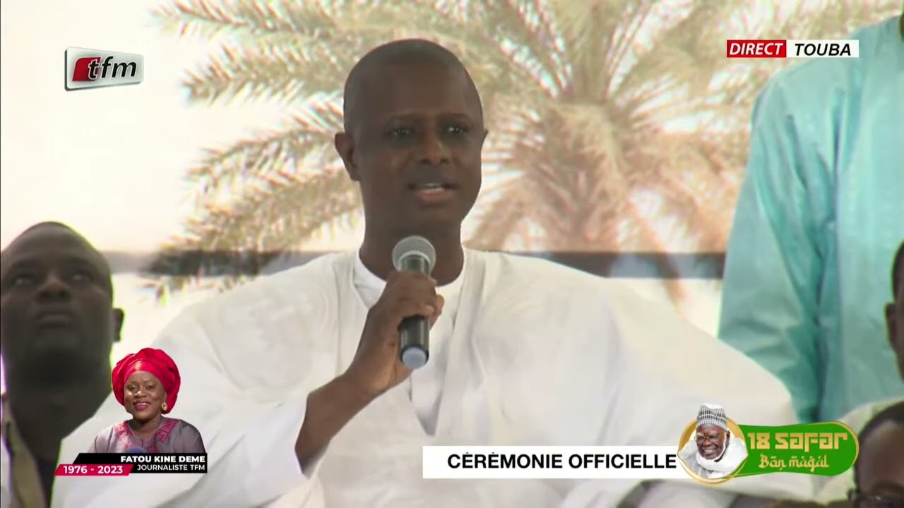 CEREMONIE OFFICIELLE DU MAGAL DE TOUBA : Antoine Diome loue les efforts déployés pour soulager les populations