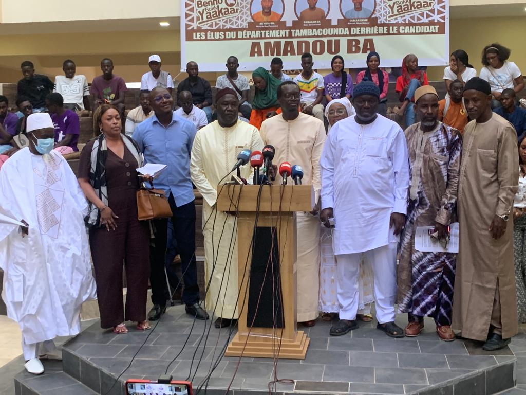 RÉSOLUTION DES ÉLUS DU DÉPARTEMENT DE TAMBACOUNDA : Mamadou Kassé et Cie déroulent le tapis présidentiel à Amadou Ba et fustigent les échappées solitaires