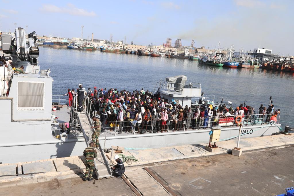 4471 migrants débarqués à la Base navale