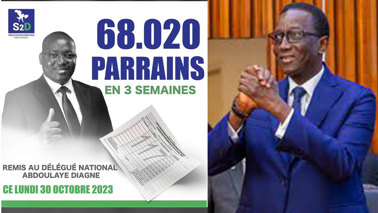COLLECTE DE PARRAINAGES POUR AMADOU BÂ : Souleymane Ndiaye, SG de S2D, a déposé un second lot pour atteindre 112.220 parrains