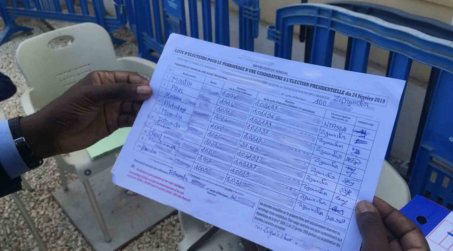 BILAN DE LA PREMIERE JOURNEE DE VERIFICATION DES PARRAINAGES 3 : candidats, tous proches de Ousmane Sonko, passent ; Malick Guèye et Yatassaye éliminés d’office, 14 candidats recalés