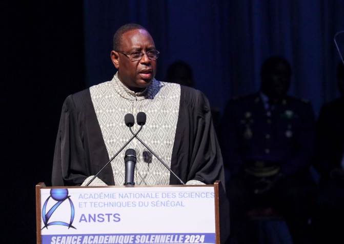 Séance académique solennelle 2024 de l'ANSTS: L’intégralité du discours du Président Sall sur l’intelligence artificielle, enjeux, éthiques et défis humains
