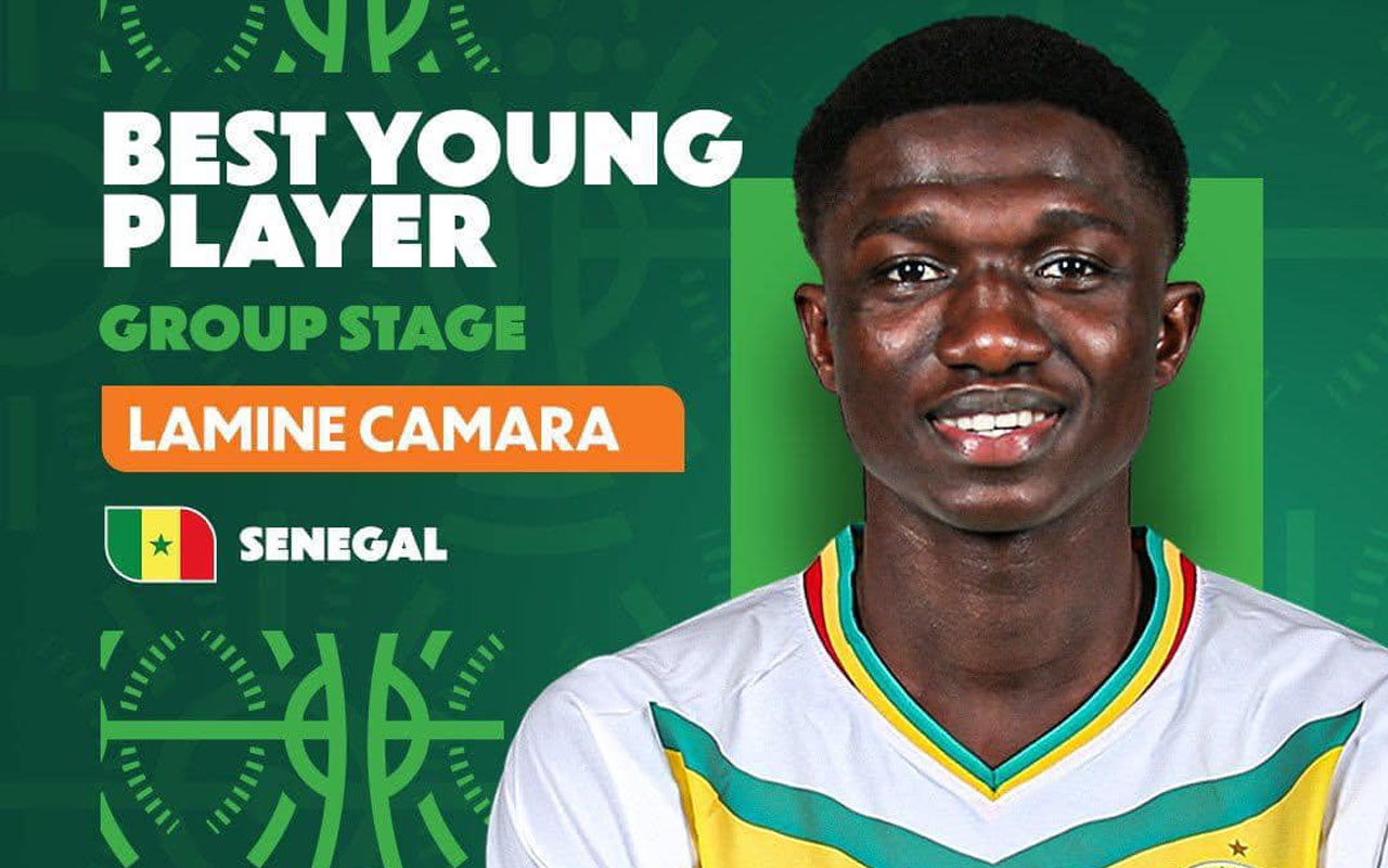 Lamine Camara, meilleur jeune joueur de la phase de groupes