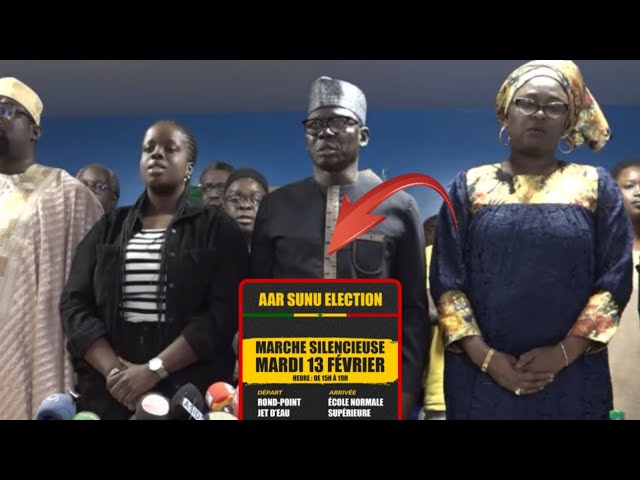 MARCHE SILENCIEUSE : Aar Sunu élections appelle à la mobilisation et fait des précisions