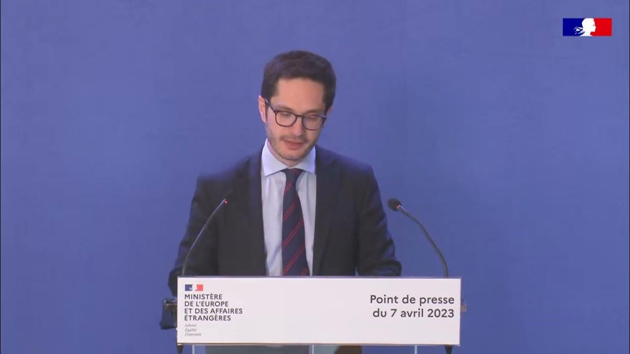 Le Porte-parole adjoint du Quai d’Orsay