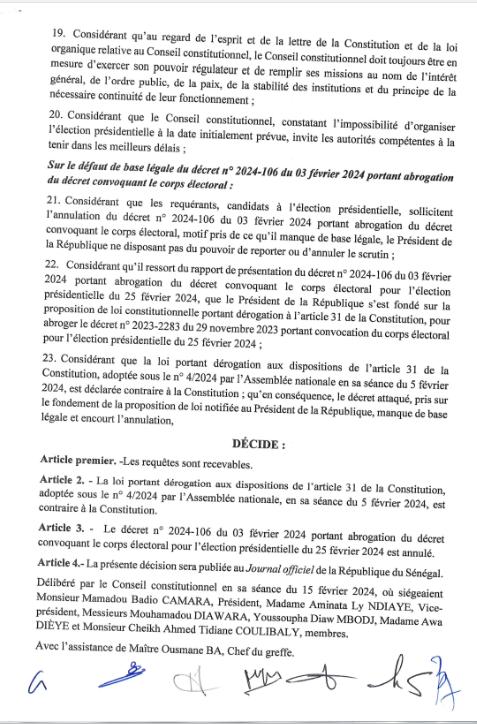 Décision du Conseil constitutionnel