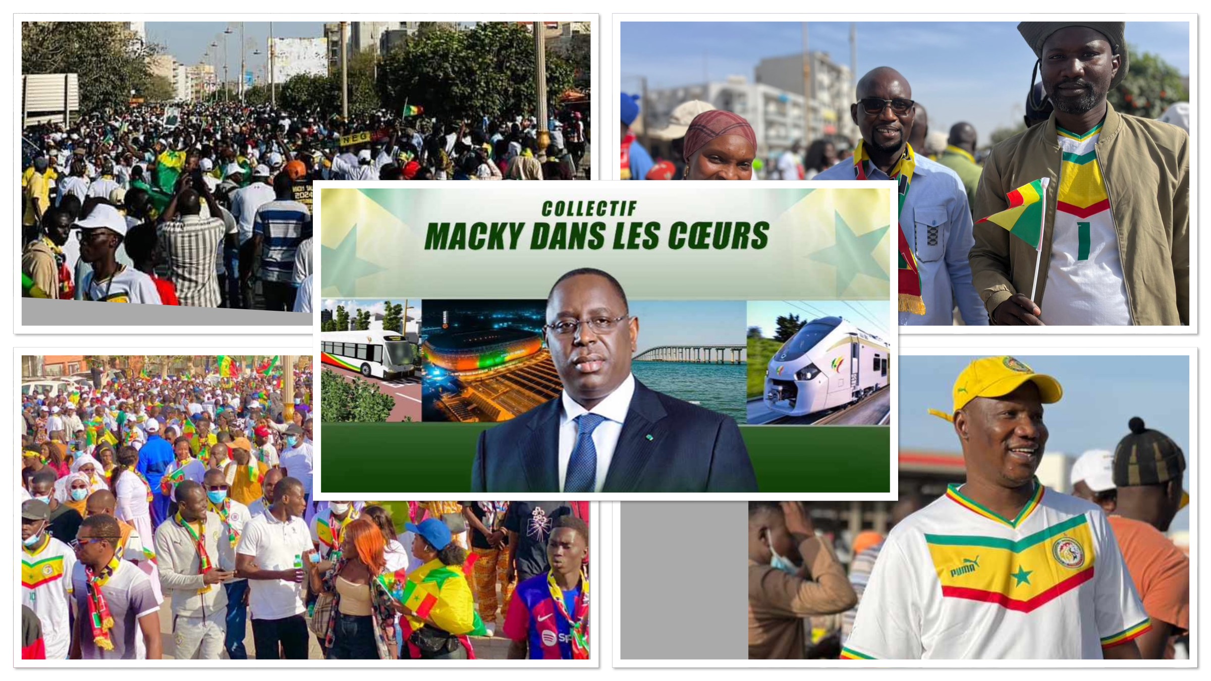 MARCHE DU COLLECTIF «MACKY SALL DANS LES CŒURS» : Les jeunes réussissent une mobilisation exceptionnelle, ministres, Dg et Pca persona non grata