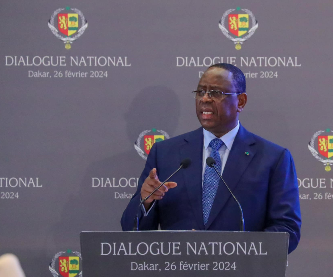 RECEPTION DU RAPPORT DU DIALOGUE NATIONAL : Macky Sall réitère son souhait de partir le 2 avril, mais reste à la "disposition" du CC