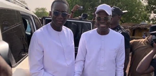 Poignée de main, accolade dans une ambiance détendue lorsque Amadou Ba a croisé Khalifa Sall