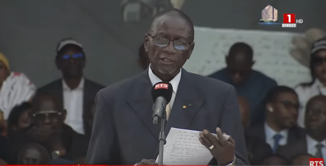 Mamadou Baal parle au nom des anciens de la Rts à la retraite