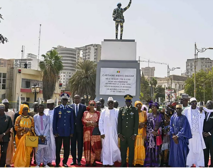 SENEGAL-ARMEES-HOMMAGE / Une place “Capitaine Mbaye Diagne”, un héros national, inaugurée à Dakar