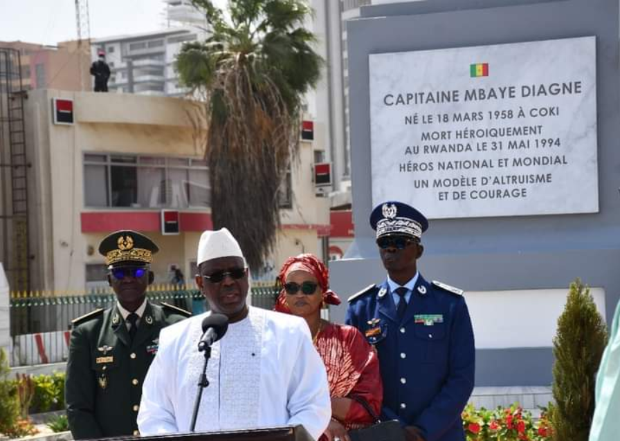 SENEGAL-ARMEES-HOMMAGE / Une place “Capitaine Mbaye Diagne”, un héros national, inaugurée à Dakar
