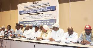 TENUE DE L’ÉLECTION DU 24 MARS 2024 : Le Collectif des organisations de la société civile pour les élections s'est félicitée du déroulement du scrutin et livre ses recommandations