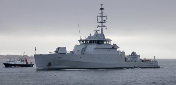 Réception de patrouilleur lance-missiles OPV 58S, aujourd’hui