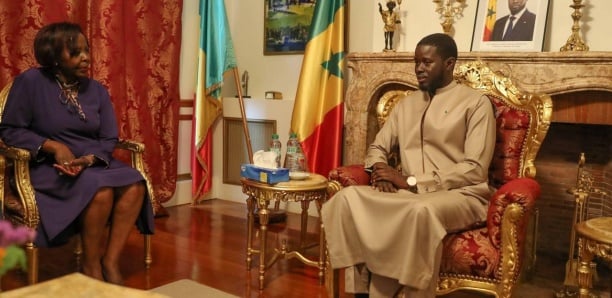 Paris : Le Président Diomaye Faye a reçu la secrétaire générale de la Francophonie