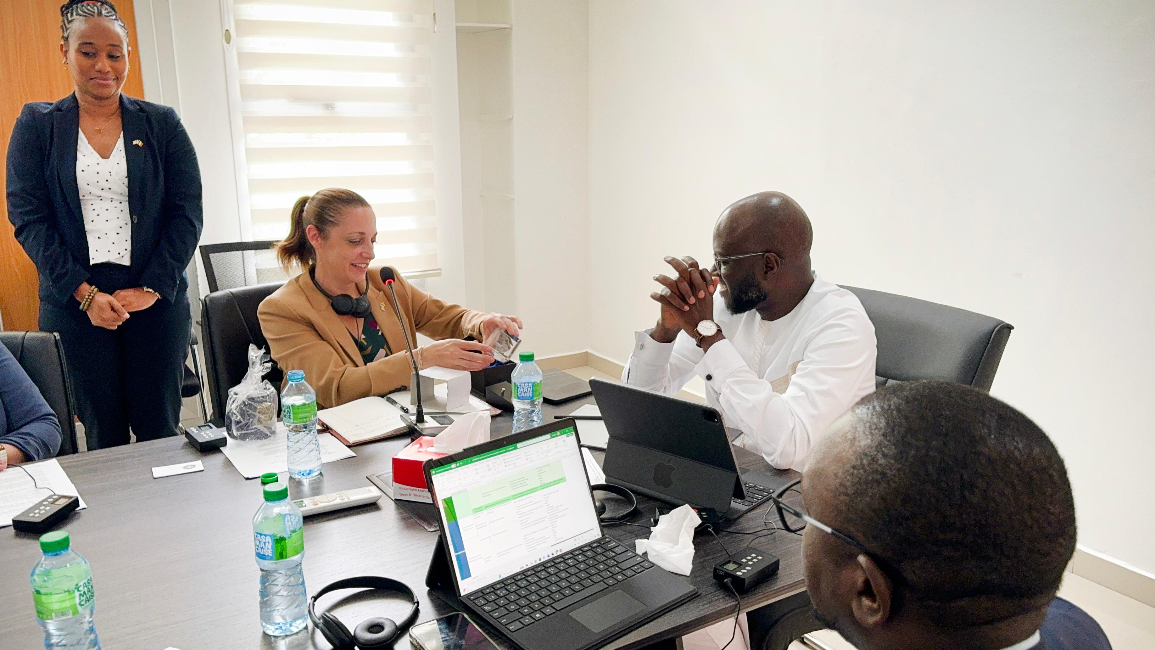 Rencontre avec une délégation de la Transportation Security Administration (TSA) américaine: le ministre Malick Ndiaye veut un agrément permettant à Air Sénégal d’aller directement aux États-Unis, sans avoir recours à une compagnie tierce