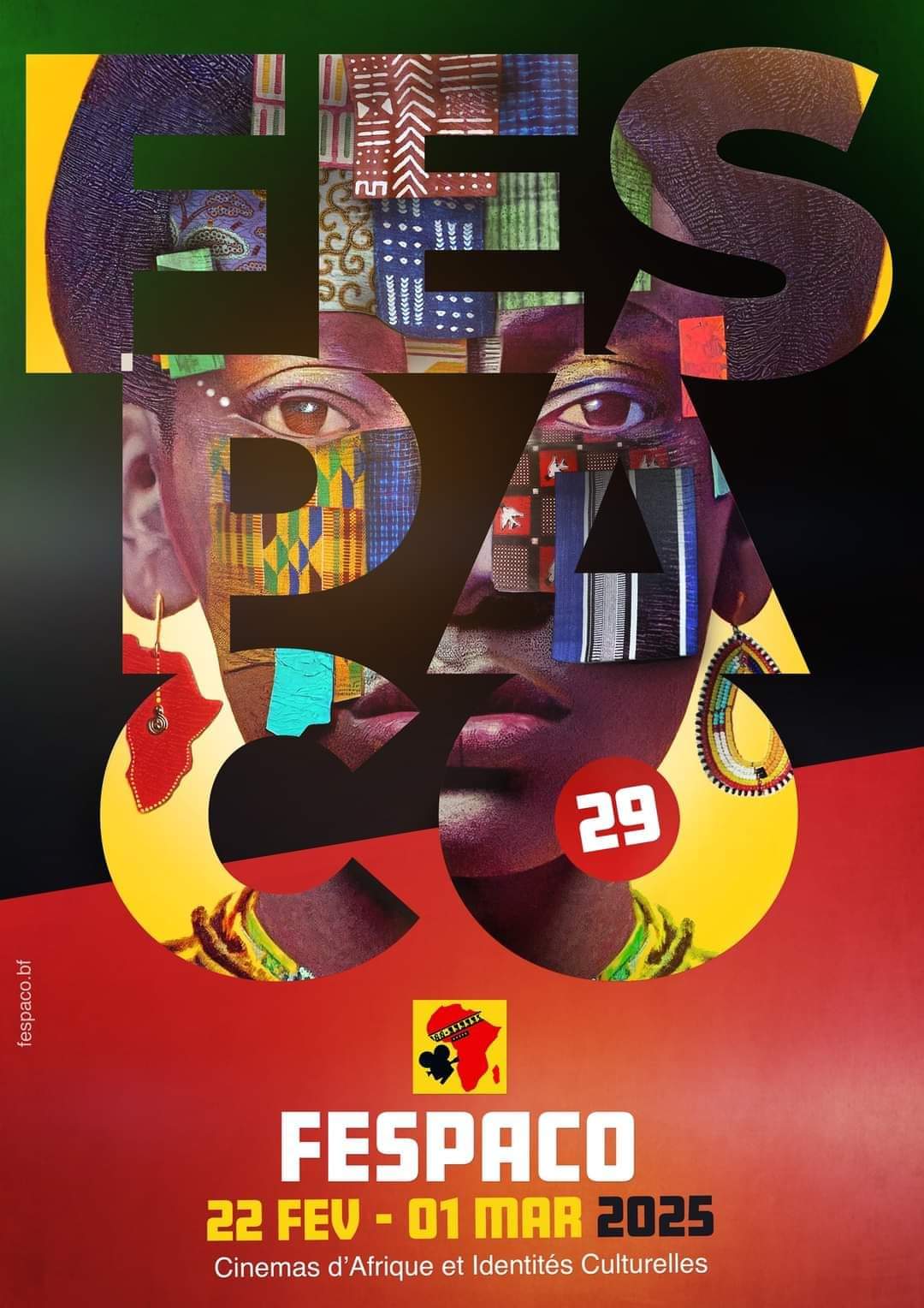 Le Fespaco dévoile son affiche officielle pour 2025, symbole d’une « Afrique plurielle décomplexée »
