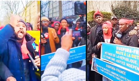 Des Sénégalais manifestent en France pour Farba