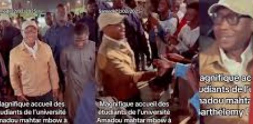 Barth, star à l'Université Amadou Makhtar Mbow