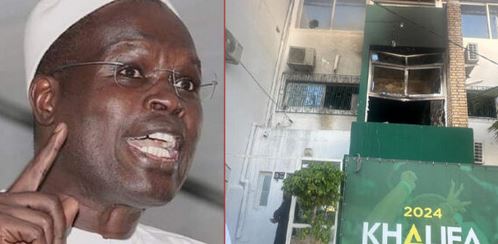 Khalifa Sall à la SR hier pour connaître l’état d’avance de l’enquête de l’incendie du siège de Taxawu